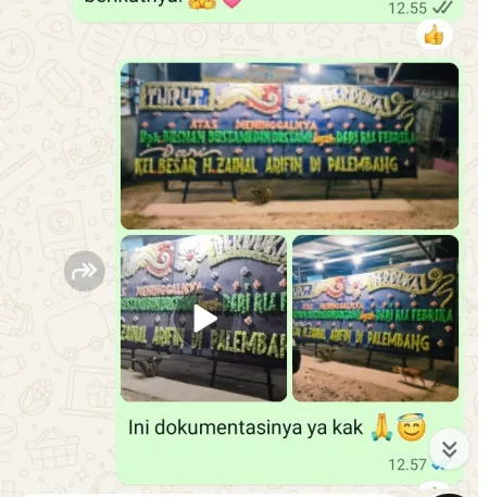 Pengiriman Papan Bunga Duka Argopeni Ayah