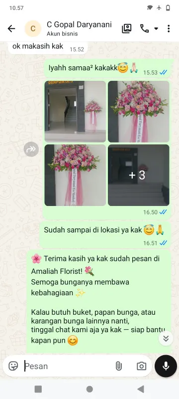 Pengiriman Karangan Bunga Argopeni Ayah